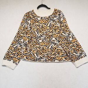 Rachel Comey X Target Medium Sweater Wool Blend Tiger Animal Print Mob Wife